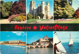 BEZIERS VALRAS PLAGE La Ville Et La Plage 19(scan Recto-verso) MD2503 - Beziers