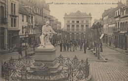 CPA56- LORIENT- La Bove, Le Théatre Et La Statue De Victor Masse - Lorient