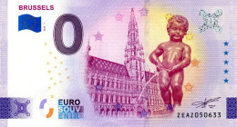 Billet Touristique - 0 Euro - Brussels  (2024-1) - Private Proofs / Unofficial