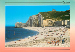 ETRETAT La Plage Les Falaises Et La Chapelle 23(scan Recto-verso) MD2513 - Etretat