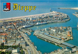 DIEPPE Vue Aerienne Du Port Et Du Chenal 28(scan Recto-verso) MD2515 - Dieppe