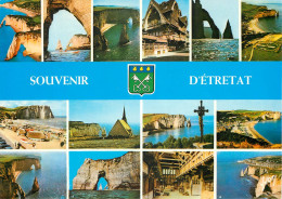 ETRETAT Vues Generales Des Falaises Les Porte D Amont 28(scan Recto-verso) MD2517 - Etretat