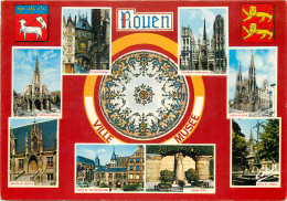 ROUEN Le Gros Horloge La Cathedrale Notre Dame 7(scan Recto-verso) MD2518 - Rouen
