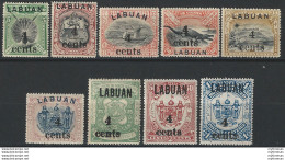 1904 Labuan Edoardo VII 9v. MH SG. N. 129/37 - Other & Unclassified