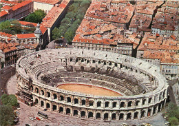 NIMES Vue Aerienne Des Arenes 18(scan Recto-verso) MD2521 - Nîmes