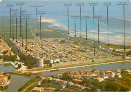 AIGUES MORTES La Ville Du Roi Saint Louis Vue Aerienne 17(scan Recto-verso) MD2522 - Aigues-Mortes