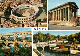 NIMES Arenes Romaines Maison Carree Pont Du Gard 5(scan Recto-verso) MD2529 - Nîmes