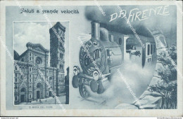 Bq333 Cartolina Saluti A Grande Velocita' Da Firenze - Firenze