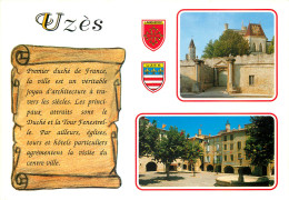 UZES Premier Duche De France Le Duche La Place Aux Herbes 13(scan Recto-verso) MD2531 - Uzès