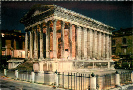 NIMES La Maison Carree La Nuit 28(scan Recto-verso) MD2531 - Nîmes