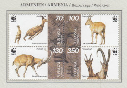 ARMENIA 1996 WWF Animals Goat Mi 298-301 MNH(**) Fauna 552 - Otros & Sin Clasificación