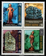 Nepal 2004 Sculpture Stamps 4v MNH - Nepal