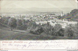 Ao106 Cartolina Grusse Aus Amstetten 1905 - Andere & Zonder Classificatie