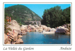 ANDUZE Baignade Dans Le Gardon Au Camping De L Arche 4(scan Recto-verso) MD2541 - Anduze