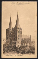 AK Xanten A. Rh., St. Victor Dom, Totalansicht  - Xanten