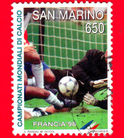 SAN MARINO - Usato - 1998 - Campionati Mondiali Di Calcio - Francia '98 - Azione Di Gioco - 650 - Gebraucht