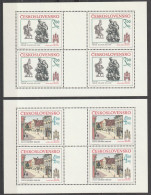 CSSR: 1983, Kleinbogen: Mi. Nr. 2733-34, Historische Motive Von Preßburg (Bratislava).  **/MNH - Blocks & Sheetlets