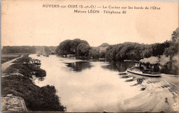 20490 Cpa 95 Auvers Sur Oise - Le Casino Sur Les Bords De L' Oise - Maison Léon - Auvers Sur Oise