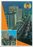 CPSM  10.5 X 15   Maroc Souvenir De CASABLANCA Et Armoiries De La Ville - Casablanca