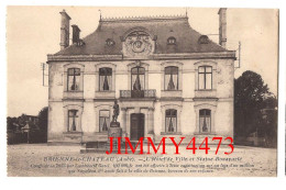 CPA - BRIENNE-le-CHÂTEAU - L'Hôtel De Ville Et Statue Bonaparte + Texte - Phot. Daniel Delboy Mirecourt - Bar-sur-Aube