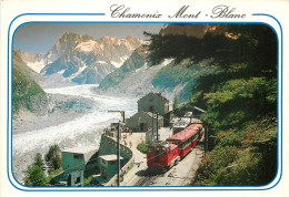 CHAMONIX MONT BLANC Gare Superieure Du Montenvers La Mer De Glace Et Les Grandes Jorasses 15(scan Recto-verso) MD2549 - Chamonix-Mont-Blanc