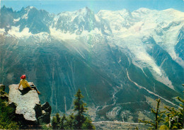 CHAMONIX Capitale De L Alpinisme Francais Planpraz Le Plus Beau Belvedere Sur La Chaine 11(scan Recto-verso) MD2551 - Chamonix-Mont-Blanc