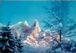 CHAMONIX MONT BLANC Les Drus En Hiver 25(scan Recto-verso) MD2551 - Chamonix-Mont-Blanc