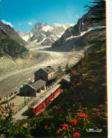 CHAMONIX MONT BLANC Le Train Du Montenvers La Mer De Glace Et Les Grandes Jorasses  29(scan Recto-verso) MD2551 - Chamonix-Mont-Blanc