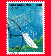 SAN MARINO - Usato - 1999 - Campionato Mondiale Di Volo Libero Con Deltaplano - Piuma - 800 L. - 0,41 - Used Stamps