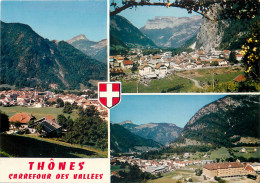 THONES Vue Generale Le Torchon Et La Dent Du Cruet Vue Generale Et Le Parmelon 28(scan Recto-verso) MD2554 - Thônes