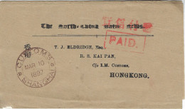 1897 China Newspaper Wrapper Shanghai Customs - Andere & Zonder Classificatie