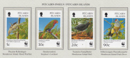 PITCAIRN ISLANDS 1996 WWF Birds Mi 487-490 MNH(**) Fauna 553 - Autres & Non Classés