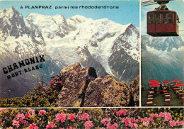 CHAMONIX MONT BLANC Telepherique Du Brevent Vu De La Station De PLANPRAZ  5(scan Recto-verso) MD2572 - Chamonix-Mont-Blanc