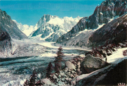 CHAMONIX MONT BLANC La Mer De Glace Et Les Grandes Jorasses 29(scan Recto-verso) MD2572 - Chamonix-Mont-Blanc