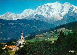 COMBLOUX L Eglise Et Le Mont Blanc 6(scan Recto-verso) MD2573 - Combloux