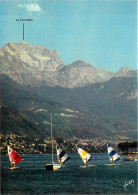 LAC D ANNECY Les Planches A Voile Sur Le Lac Domine Par La Tournette 19(scan Recto-verso) MD2575 - Annecy