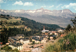 SAINT GERVAIS LES BAINS Vue Generale Et La Chaine Des Aravis 11(scan Recto-verso) MD2577 - Saint-Gervais-les-Bains