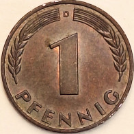 Germany Federal Republic - Pfennig 1950 D, KM# 105 (#4448) - 1 Pfennig