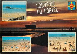 LE PORTEL La Plage Et Les Ruines Du Fort De L Heurt 9(scan Recto-verso) MD2584 - Le Portel