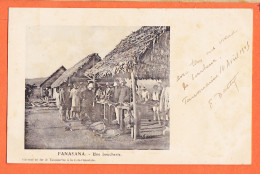 10548 / ⭐ ♥️ ◉  Rare FANASANA Madagascar Boucherie Indigene Plein Air 1905-Louis ROBERT Surveillant Lycee Bordeaux - Madagascar