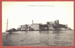 10758 ● MARSEILLE 13-Bouches Rhone Voilier  Chateau D'IF 1910s Edition BR 73.1573 - Festung (Château D'If), Frioul, Inseln...