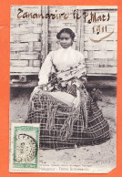 10537 / ⭐ ♥️ ◉ Rare MADAGASCAR Jeune Femme BELSIMISARAKA Tananarive 1911 à BARRAL Gendarme Puteaux-Librairie GHIGIASSO - Madagaskar