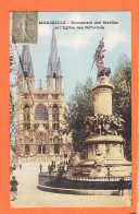 10682 / ⭐ ◉  (•◡•) 13-MARSEILLE Monument Des Mobiles Eglise Des Réformés St-VINCENT-de-PAUL 1915s à BOUTET Port-Vendres - Canebière, Stadscentrum