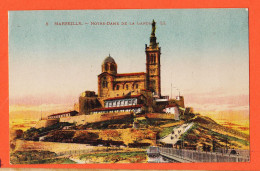 10763 / ⭐ ◉  (•◡•) 13-MARSEILLE NOTRE DAME De LA GARDE N-D 1920s  LEVY NEURDEIN 8 - Notre-Dame De La Garde, Funicular Y Virgen