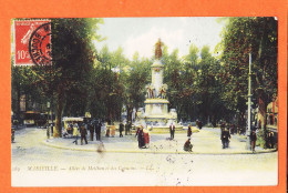 10730 / ⭐ ◉  (•◡•) MARSEILLE Allées De MEILHAN Et Des CAPUCINS 1906 à VILLAREM Port-Vendres LEVY 189 - Canebière, Centro