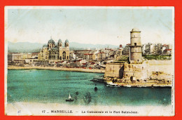 10747 ● MARSEILLE (13) La Cathédrale Et Le Fort SAINT-JEAN St 1905 à VILAREM Port-Vendres MARLIERE 17 - Endoume, Roucas, Corniche, Spiaggia