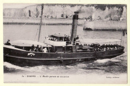 10962 / DIEPPE Bateau Vapeur ABEILLE Partant Pour EXCURSION Cpbat 1910s - LEFAY 50 Seine-Maritime  - Dieppe