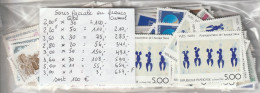 Lot Timbres France Sous-faciale, 657,00 Francs (val Min 2 F) :100€, 50% De Remise : 50€ PORT RECOMMANDE OFFERT - Nuovi