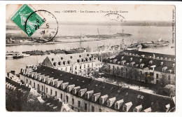10591 / ⭐ ◉  (•◡•) LORIENT Morbihan CASERNES Avant PORT De GUERRE 1909 à CARRE Caissiere Maison Peuple Penhoet Loire - Lorient