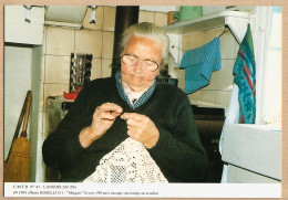 10647 ● LANGOELAN Morbihan Maejan URVOIS -90ans-Occupe Son Temps Au CROCHET Photo ROSELLI 1993 C.M.T.B N°47 - Autres & Non Classés